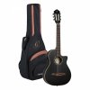 Ortega RCE125SBK-3/4 Satin Black Thinline Family series gitara elektro-klasyczna